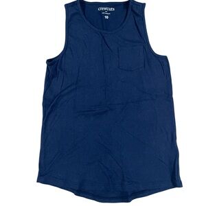 Crewcuts Deep Blue Sleeveless Top